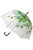 X-Brella Unisex Adults 23in Transparent Palm Stick Umbrella - Clear/Green