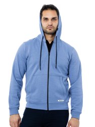 Active Sport Casual Fleece Hoodie With Zipper