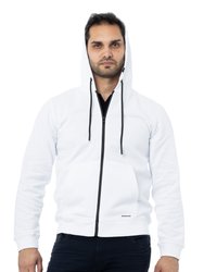 Active Sport Casual Fleece Hoodie With Zipper