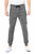 Active Sport Casual Jogger Fleece Pants With Zipper Pockets - Heather Charcoal