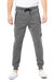 Active Sport Casual Jogger Fleece Pants With Zipper Pockets - Heather Charcoal