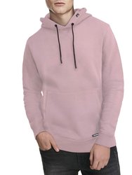Active Sport Casual Pullover Fleece Hoodie - Pink