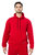 Active Sport Casual Pullover Fleece Hoodie - Red
