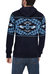 Aztek Print Pullover Hoodie Sweater