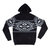 Aztek Print Pullover Hoodie Sweater