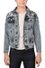 Boys Distressed Ripped and Stitched Denim Jackets - Acid Blue