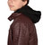 Boys Motorcycle Pu Leather Jeans With Hoodie