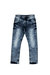 Boy's Slim Fit Light Washed Denim Jean Pants With Minor Rips - Light Wash