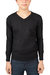 Boys V-Neck Sweater, Soft Slim Fit Middleweight Pullover Sweaters For Kids - Black