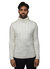 Cable Knit Turtleneck Fashion Sweater - Cream