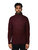 Cable Knit Turtleneck Sweater - Burgundy