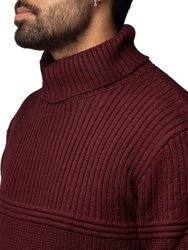 Cable Knit Turtleneck Sweater