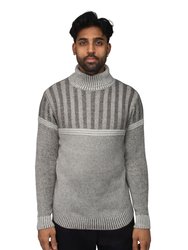 Cable Knit Turtleneck Sweater - Ecru