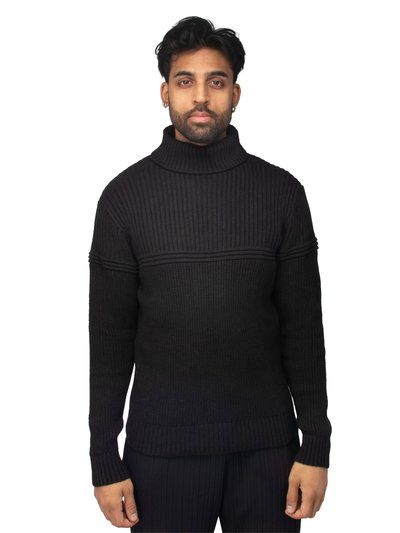 X RAY Cable Knit Turtleneck Sweater product