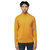 Casual Mock Neck Pullover Sweater - Mustard