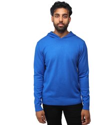 Casual Pullover Hoodie Sweater - Royal Blue