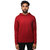 Casual Pullover Hoodie Sweater - Jester Red