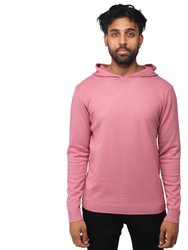 Casual Pullover Hoodie Sweater - Dusty Mauve