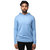 Casual Pullover Hoodie Sweater - Blue