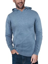 Casual Pullover Hoodie Sweater - Heather Slate