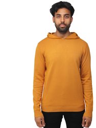 Casual Pullover Hoodie Sweater - Mustard