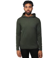 Casual Pullover Hoodie Sweater - Olive