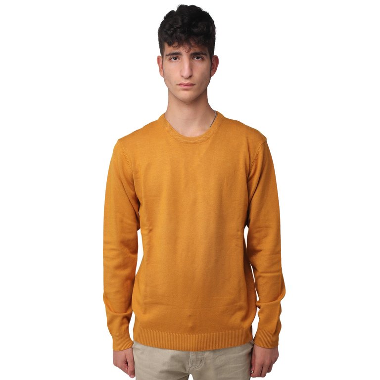 Classic Crewneck Sweater - Mustard