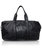 Classic PU Leather Large Duffle Bag - Black