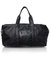 Classic PU Leather Large Duffle Bag - Black