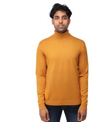 Classic Turtle Neck Sweater  - Mustard