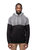 Color Blocked Pullover Hooded Sweater - Black