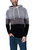 Color Blocked Pullover Hooded Sweater - Grey