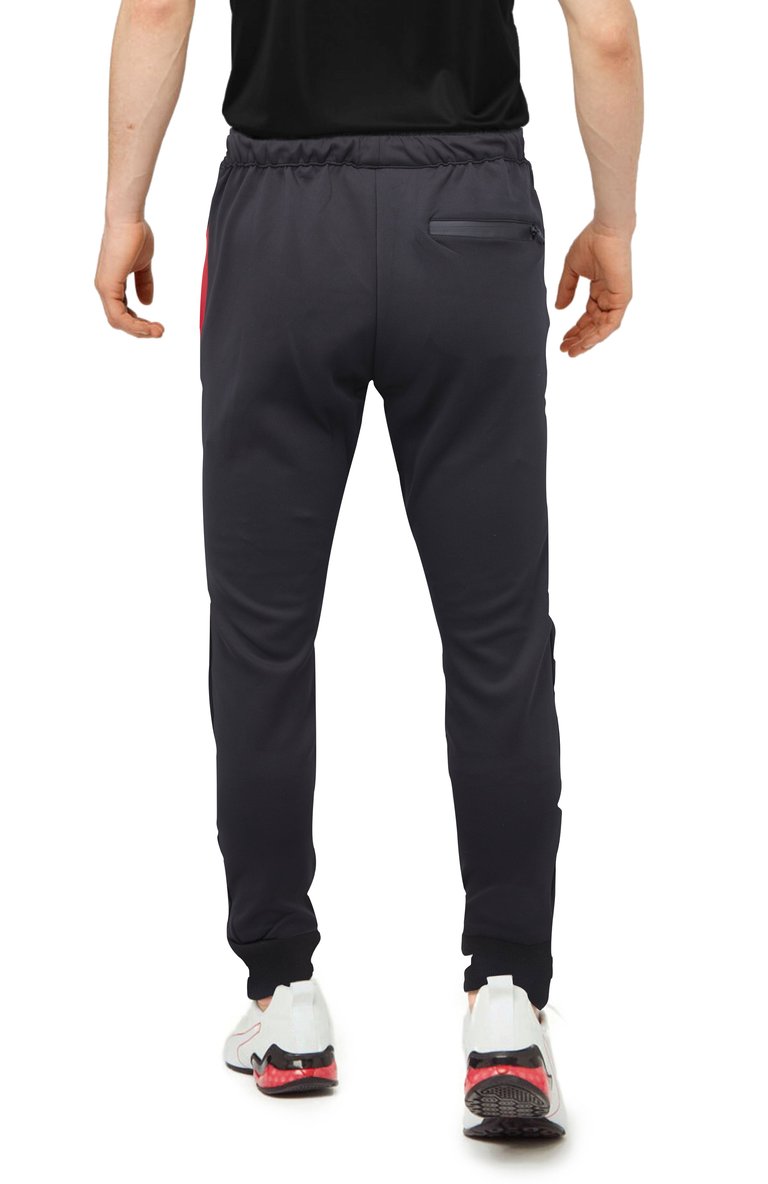 Cultura Men's Jogger Sweatpants - Black/Red