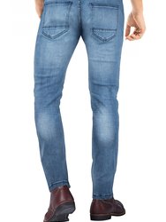 Cultura Men's Super Stretch Washed Denim Jeans