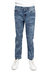 Cultura Skinny Wash Denim Jeans With Saddle V Stitch For Boys - Medium Blue