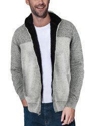 Knitted Cardigan Sweater - Cream