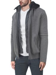 Knitted Full Zip Cardigan Sweater