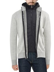 Knitted Full Zip Cardigan Sweater