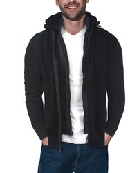 Knitted Full Zip Cardigan Sweater