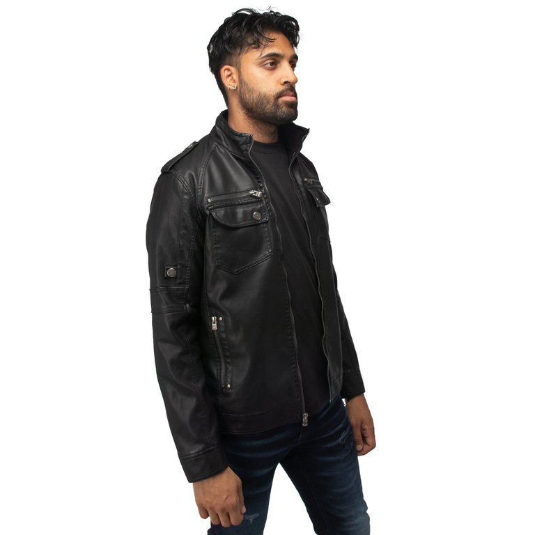 Leather Jacket Men