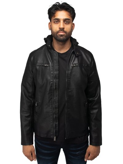 X RAY Leather Motorcycle Jacket product