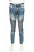 Little Boys Slim Fit Biker Denim Jeans - Medium Blue