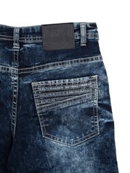 Little Boys Slim Fit Biker Denim Jeans