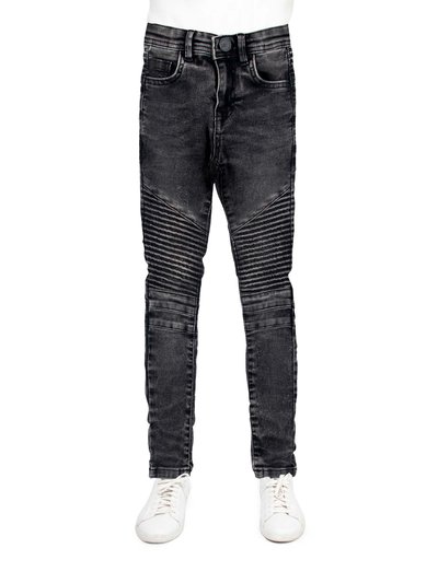 X RAY Little Boys Slim Fit Biker Distressed Washed Jeans Pants product