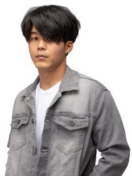 Medium Washed Casual Trucker Denim Jean Jacket