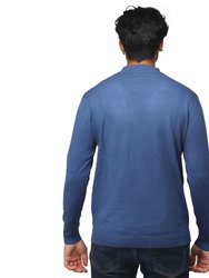 Men's Basic Casual Mockneck Sweater