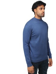 Men's Basic Casual Mockneck Sweater