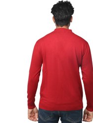 Men's Basic Casual Mockneck Sweater