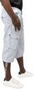 Men's Belted 18" Long Cargo Shorts With Draw Cord