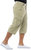 Men's Belted 18" Long Cargo Shorts With Draw Cord